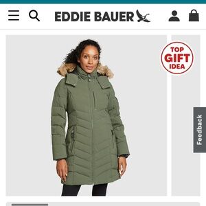 Eddie Bauer Sun Valley Down Parka Women's Size M